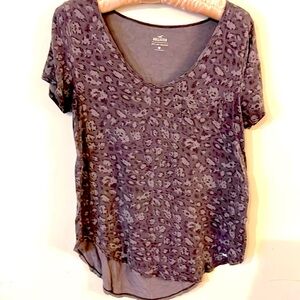 Hollister Print Tee  Sz small